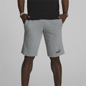 Essentials+ 12" Men's Shorts, Medium Gray Heather-Puma Black, extralarge